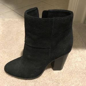 Vince Camuto black booties